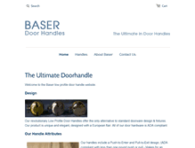 Tablet Screenshot of baserdoorhandles.com